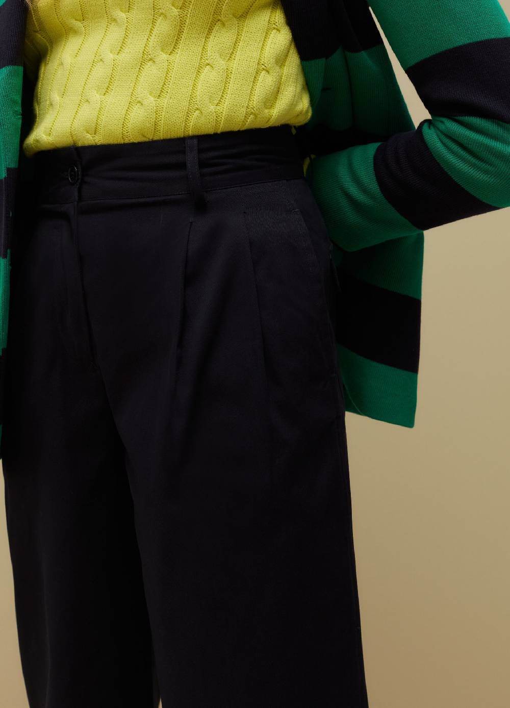 Ovs Pantaloni Wide Leg Con Pinces