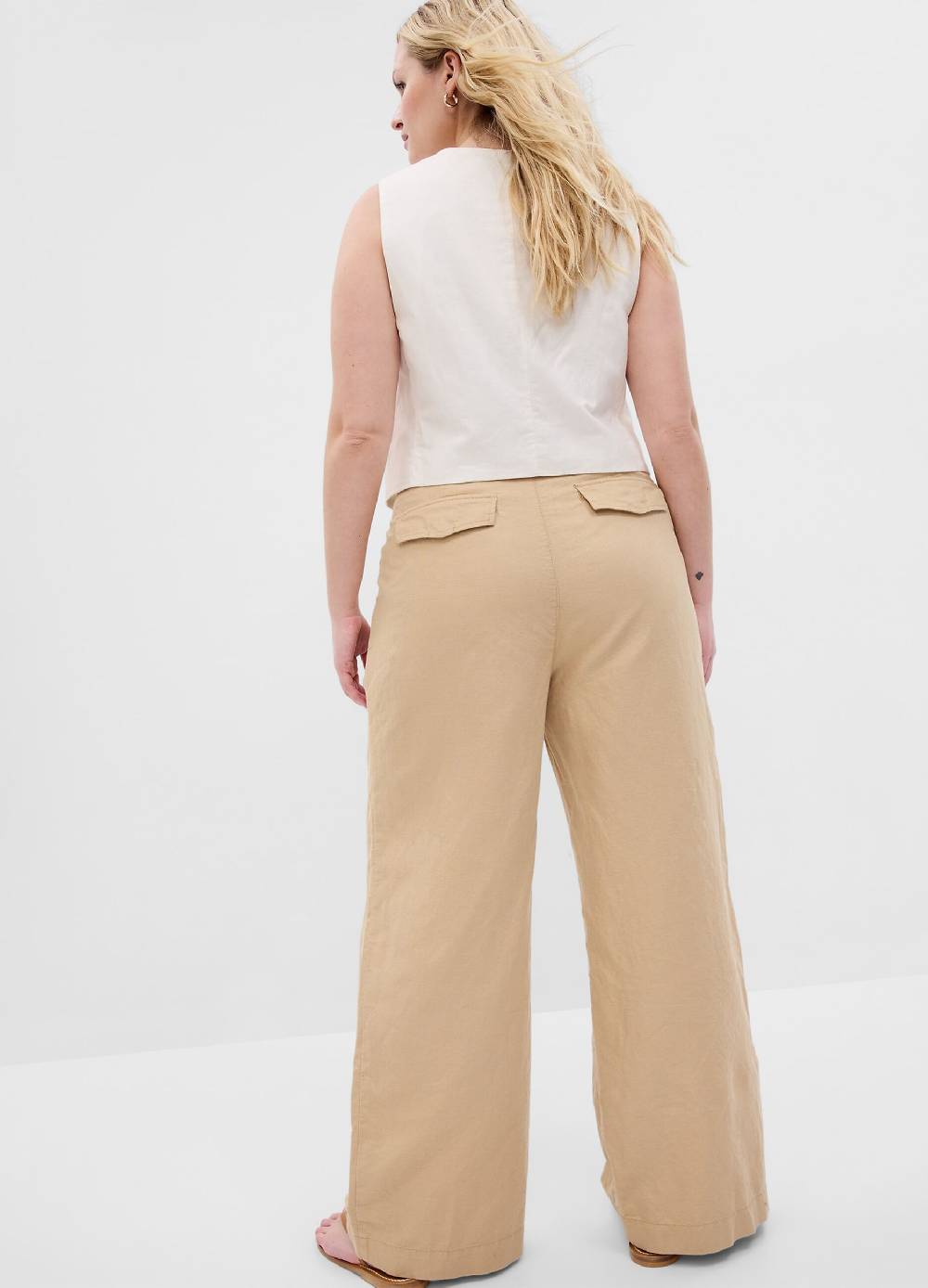 Ovs Pantaloni Wide Leg Con Pinces