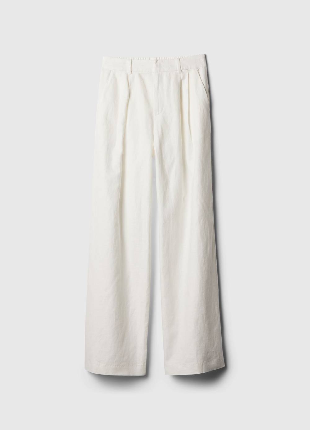 Ovs Pantaloni Wide Leg In Lino E Cotone