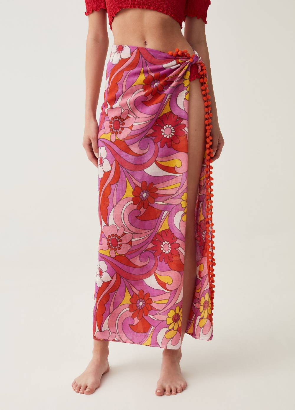 Ovs Pareo In Cotone Con Stampa All-over