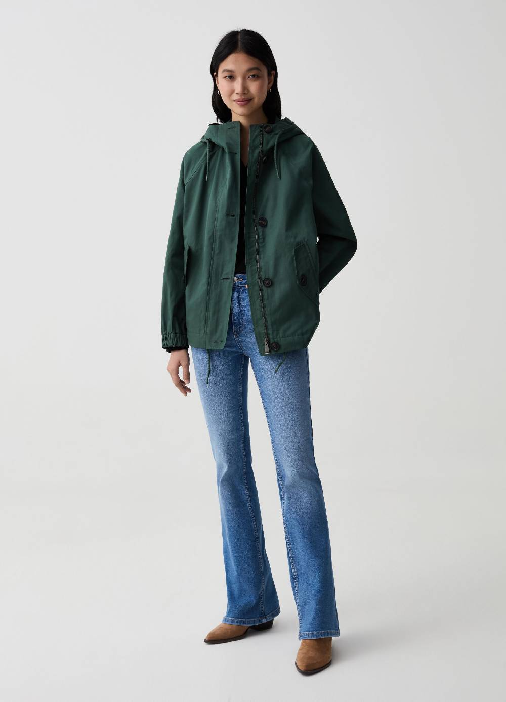 Ovs Parka corto oversize maniche raglan