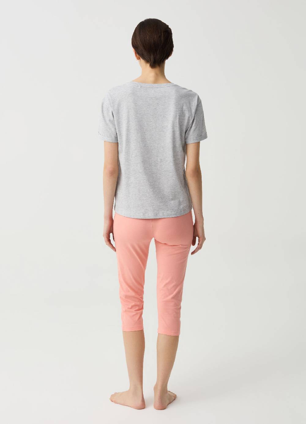 Ovs Pigiama Con Pantalone Pinocchietto