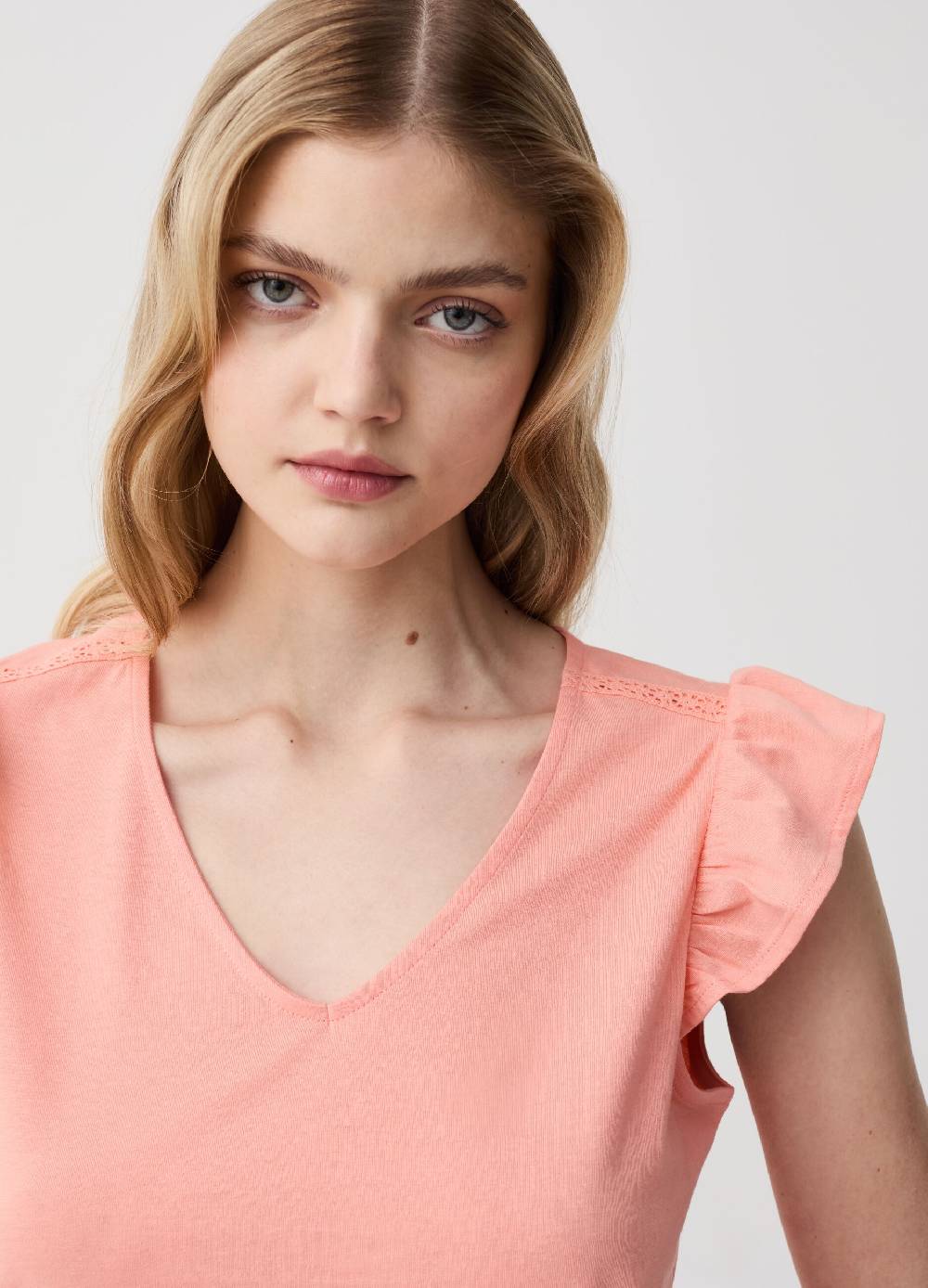 Ovs Pigiama Corto Con Volant Stampa Patchwork