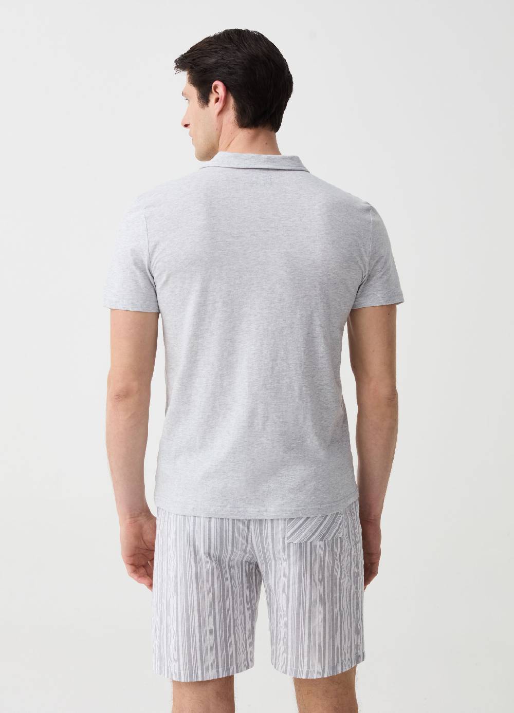 Ovs Pigiama Corto Top Con Scollo A Polo