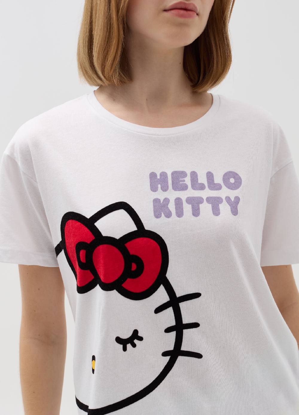 Ovs Pigiama In Cotone Con Stampa Hello Kitty