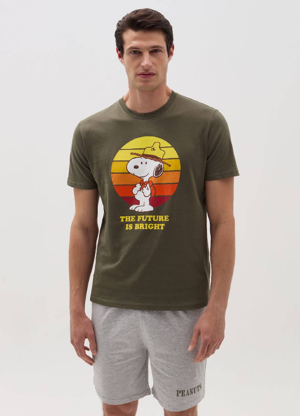 Ovs Pigiama in cotone stampa Snoopy