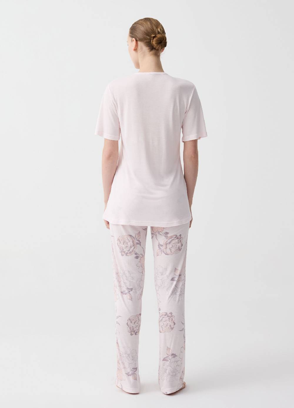 Ovs Pigiama Lungo Con Fantasia Floreale