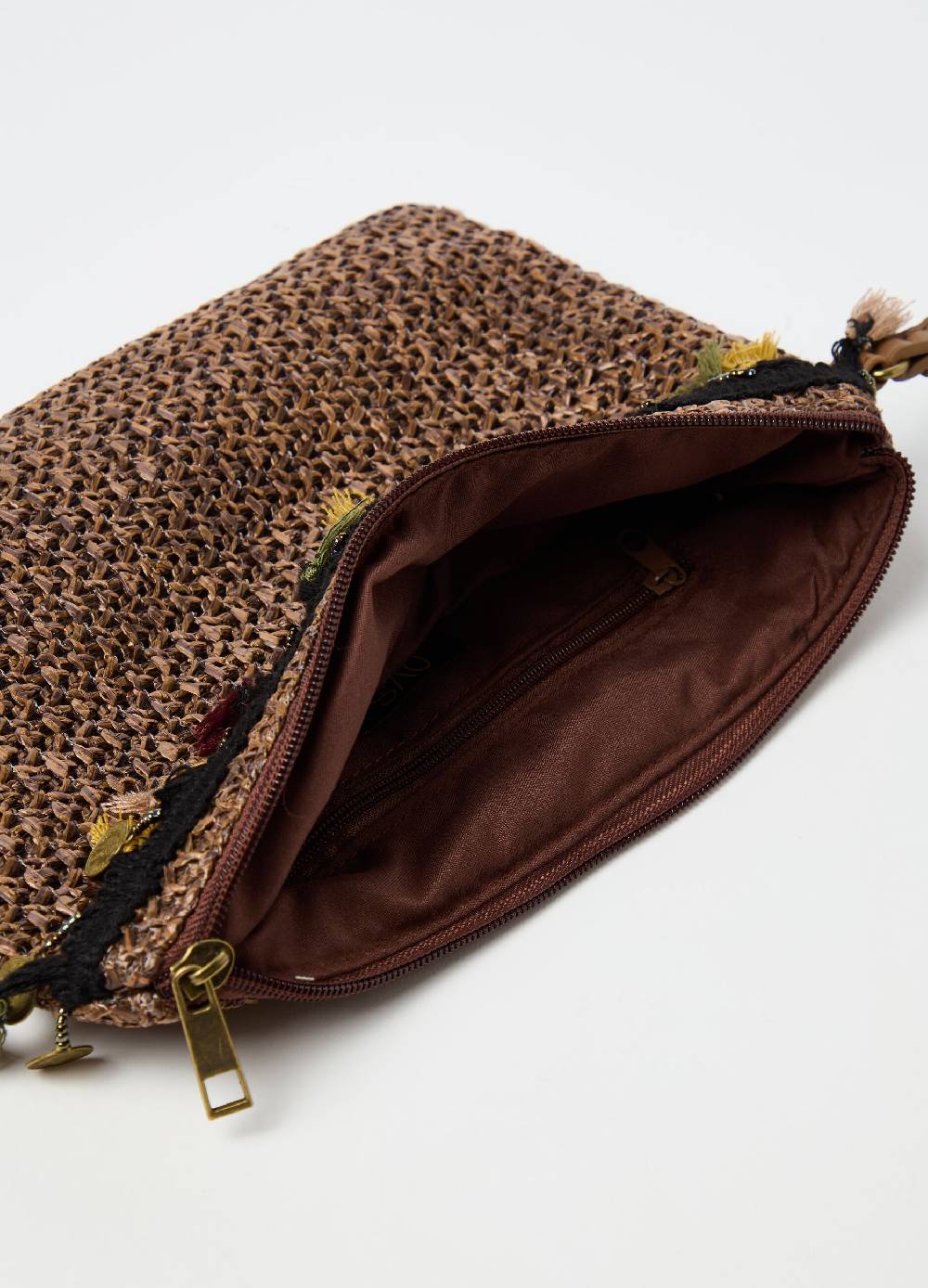 Ovs Pochette Con Applicazione Crochet E Nappine