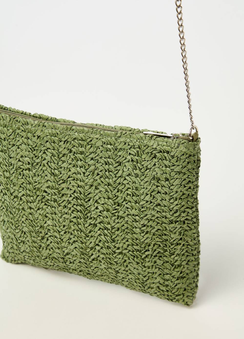 Ovs Pochette In Rafia Con Paillettes