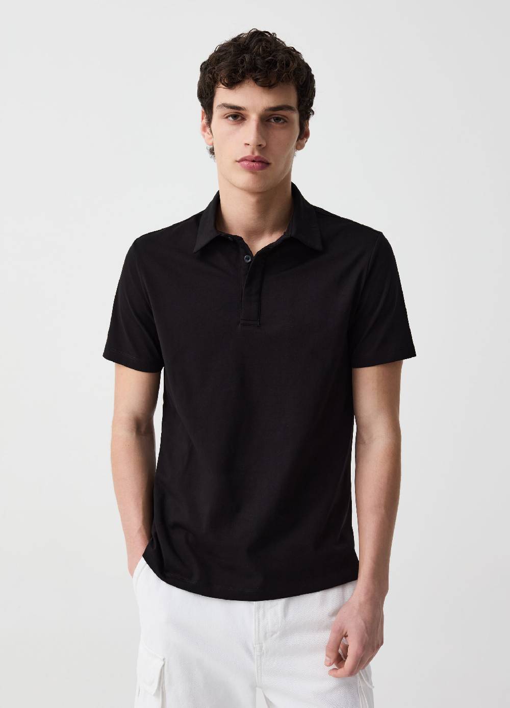 Ovs Polo Active Tinta Unita