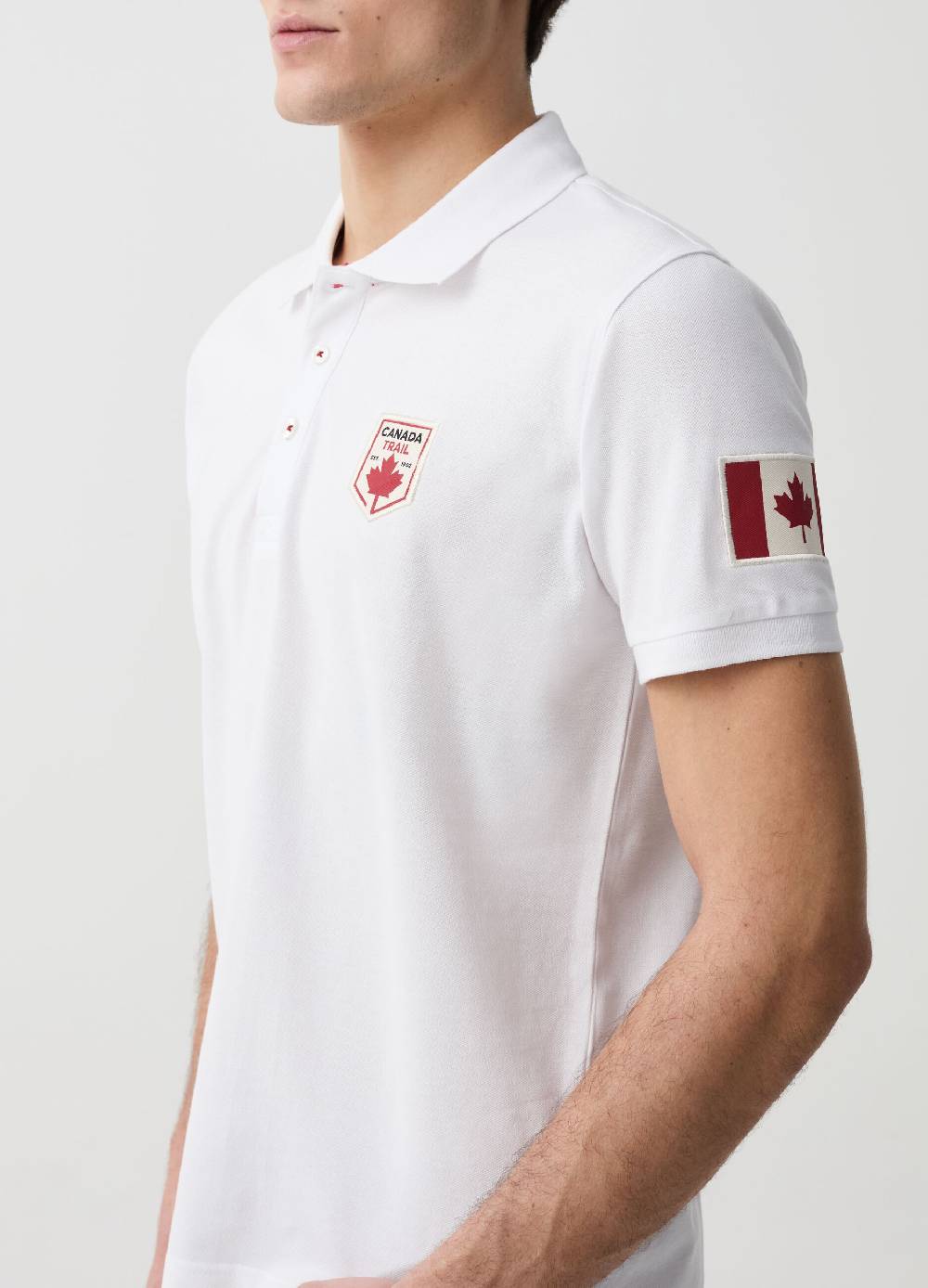Ovs Polo Con Patch Canada Trail
