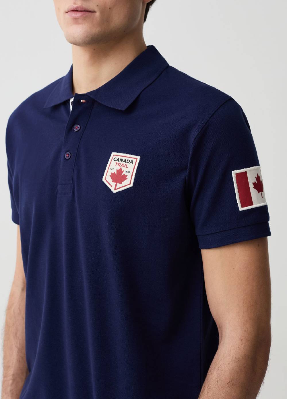 Ovs Polo Con Patch Canada Trail
