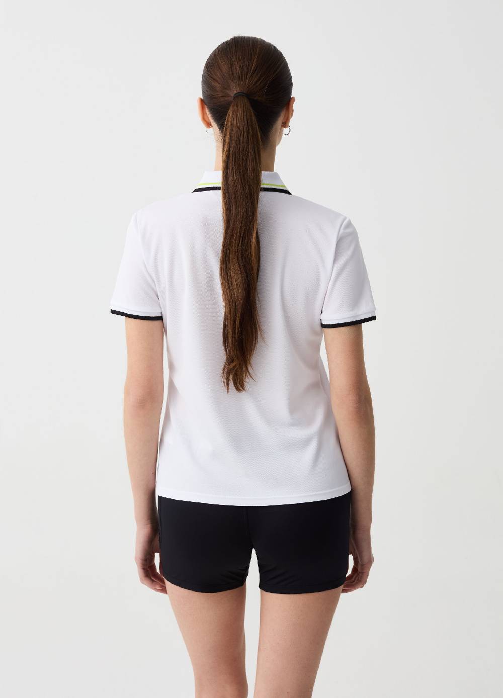 Ovs Polo Da Tennis Con Profili Rigati Slazenger