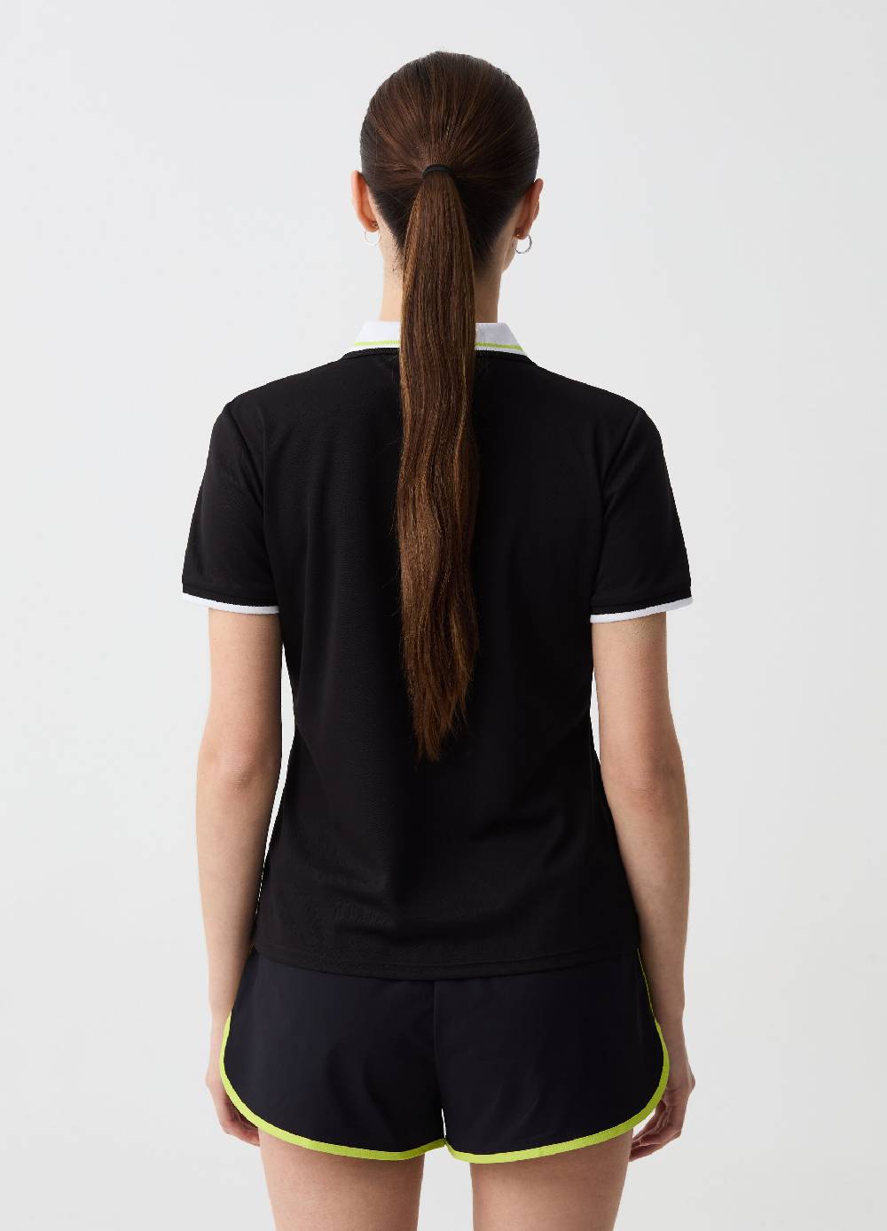 Ovs Polo Da Tennis Con Profili Rigati Slazenger