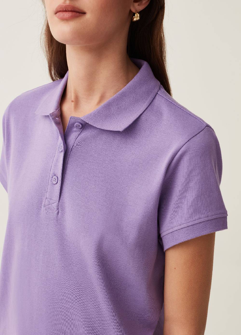 Ovs Polo In Cotone Tinta Unita