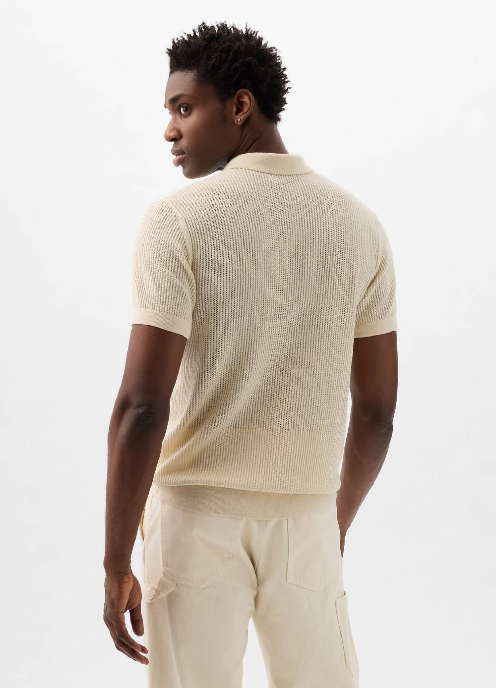 Ovs Polo In Misto Cotone Crochet