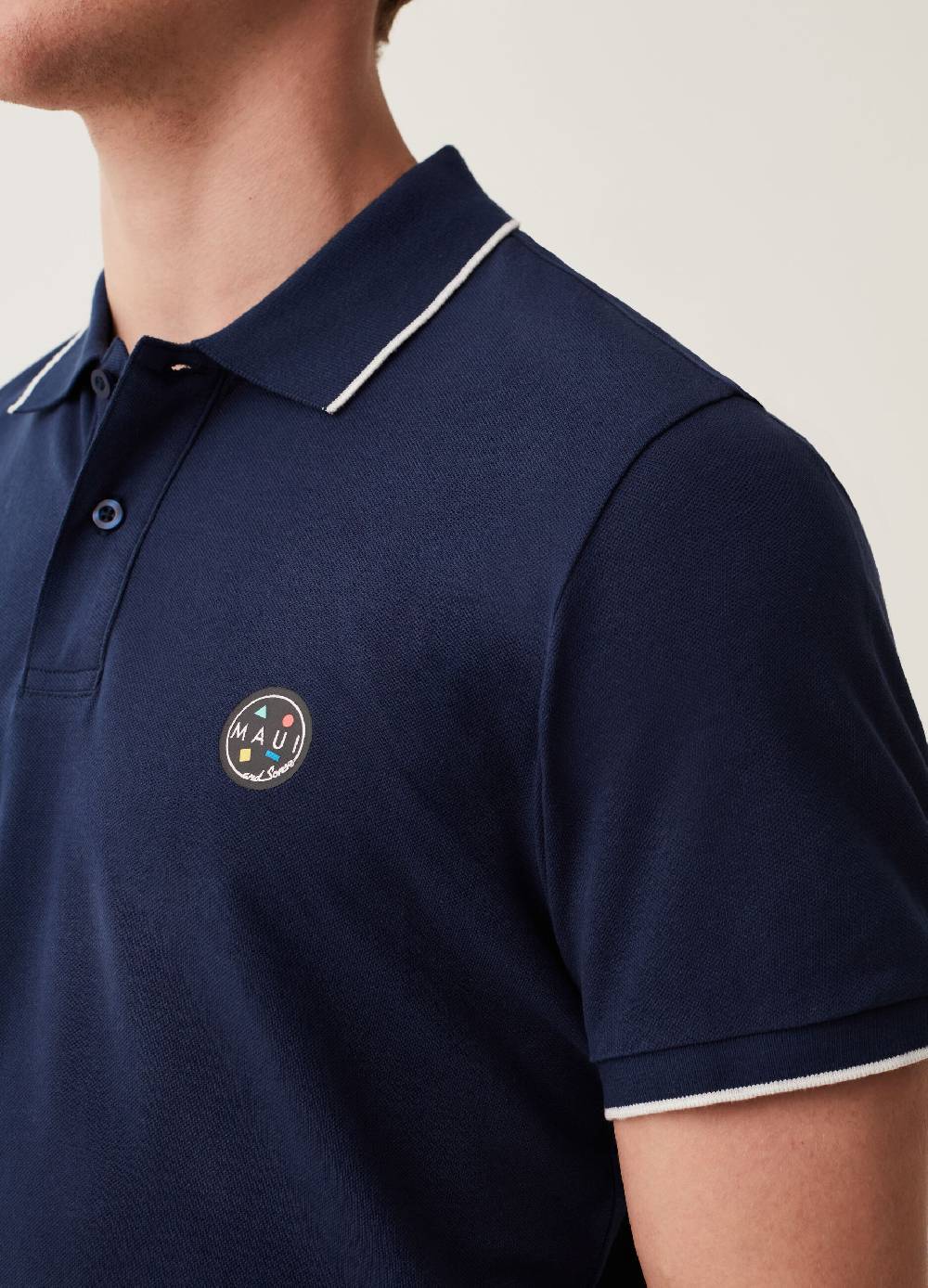 Ovs Polo In Piquet Con Stampa Maui And Sons