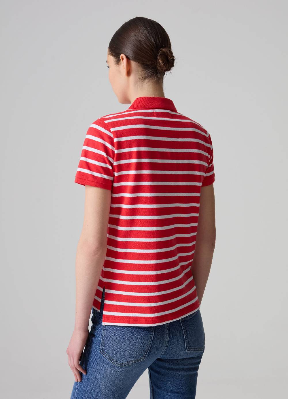Ovs Polo In Piquet Di Cotone Bio A Righe