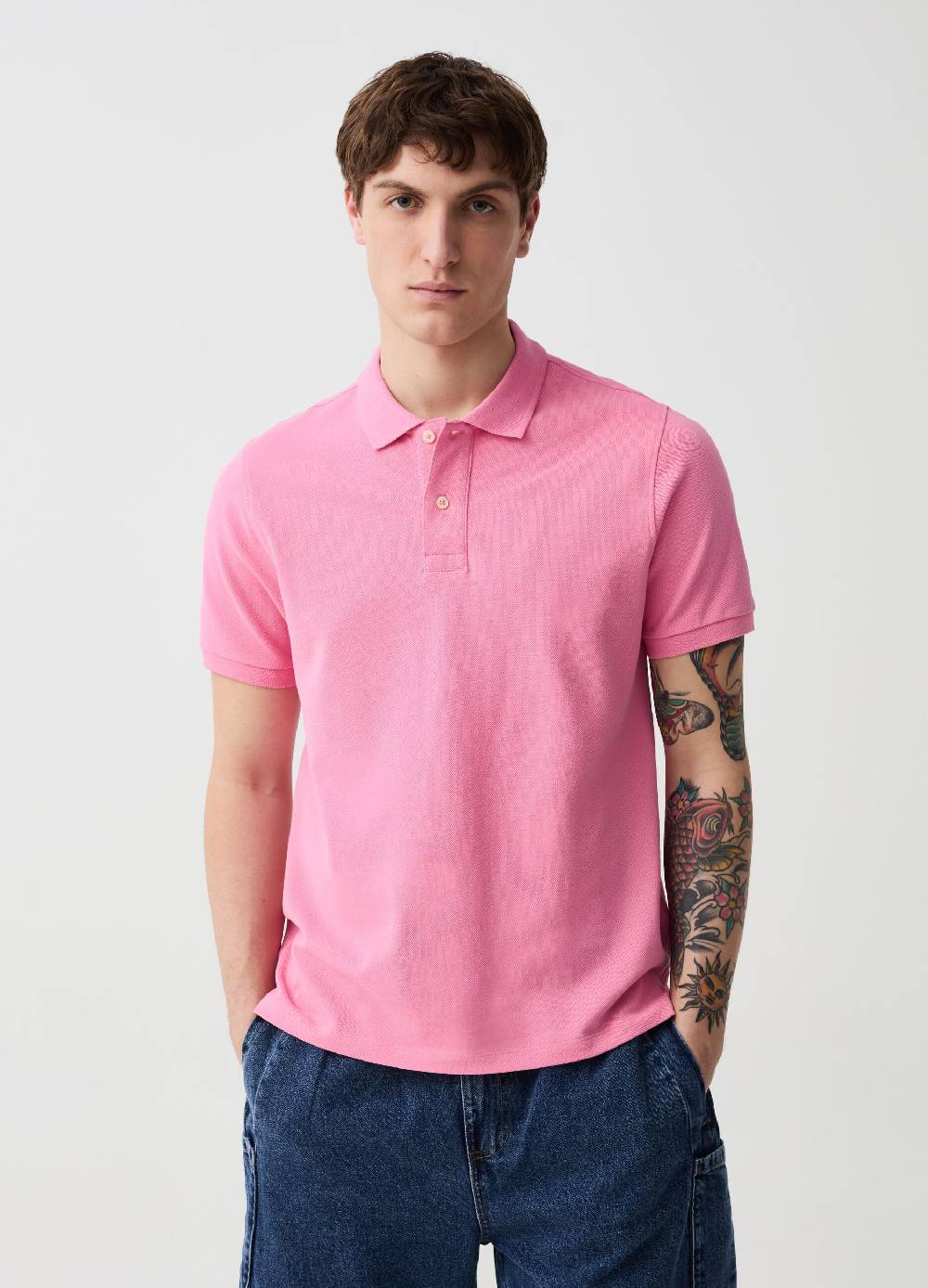 Ovs Polo In Piquet Di Cotone Bio