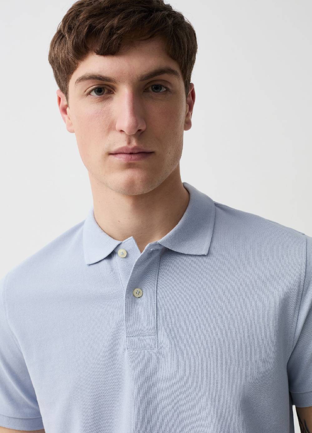 Ovs Polo In Piquet Di Cotone Bio