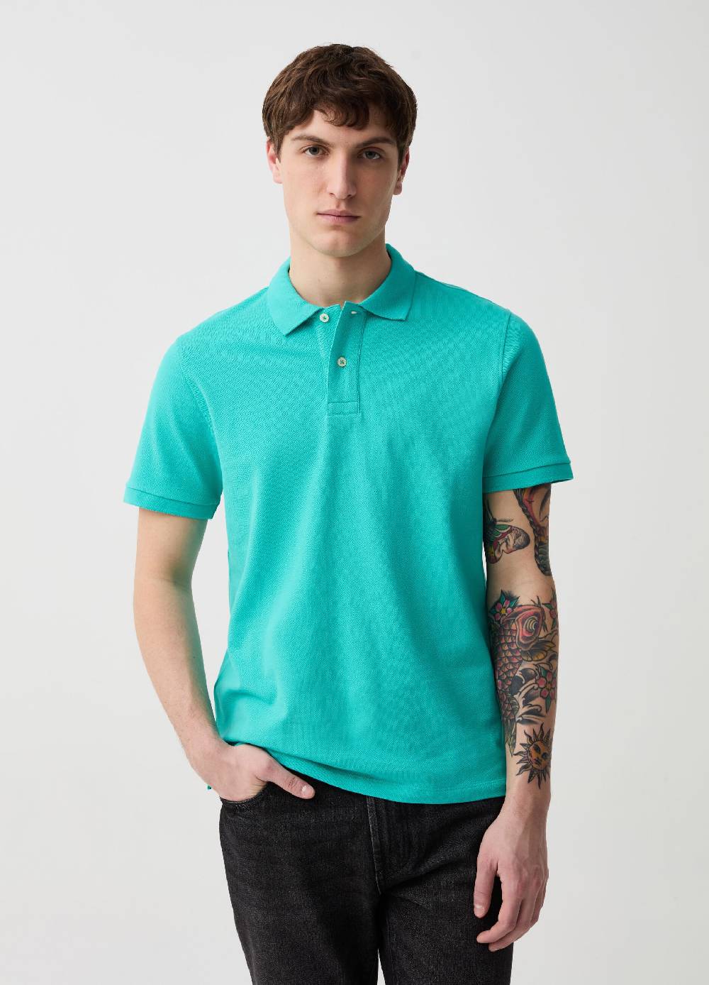 Ovs Polo in piquet di cotone bio