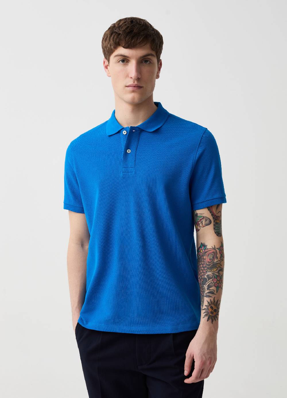 Ovs Polo in piquet di cotone bio