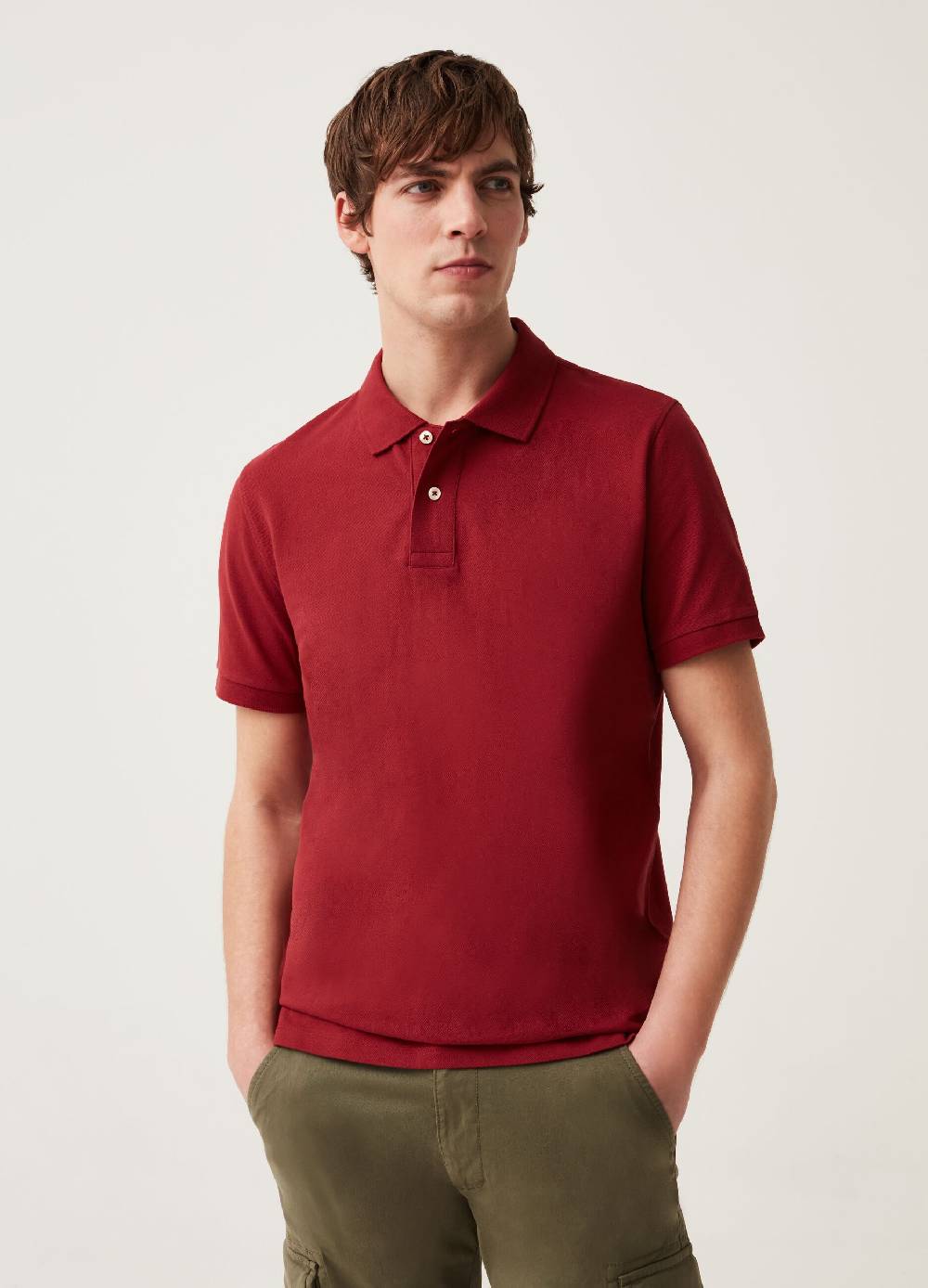 Ovs Polo in piquet di cotone bio