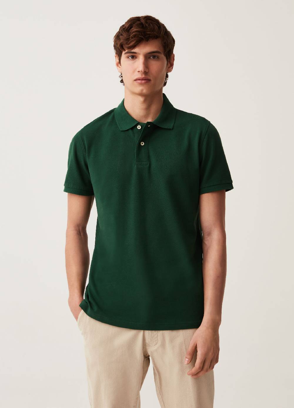 Ovs Polo in piquet di cotone bio