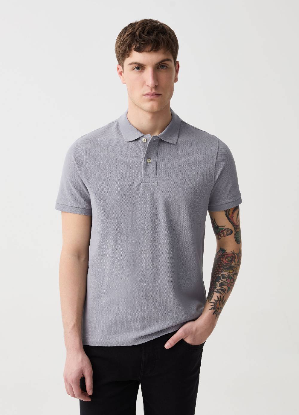 Ovs Polo in piquet di cotone bio