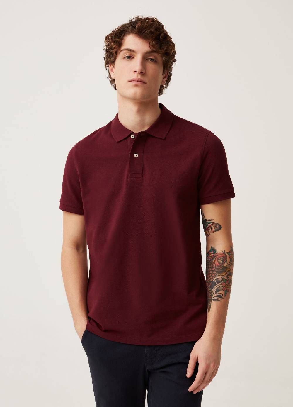 Ovs Polo In Piquet Di Cotone Bio