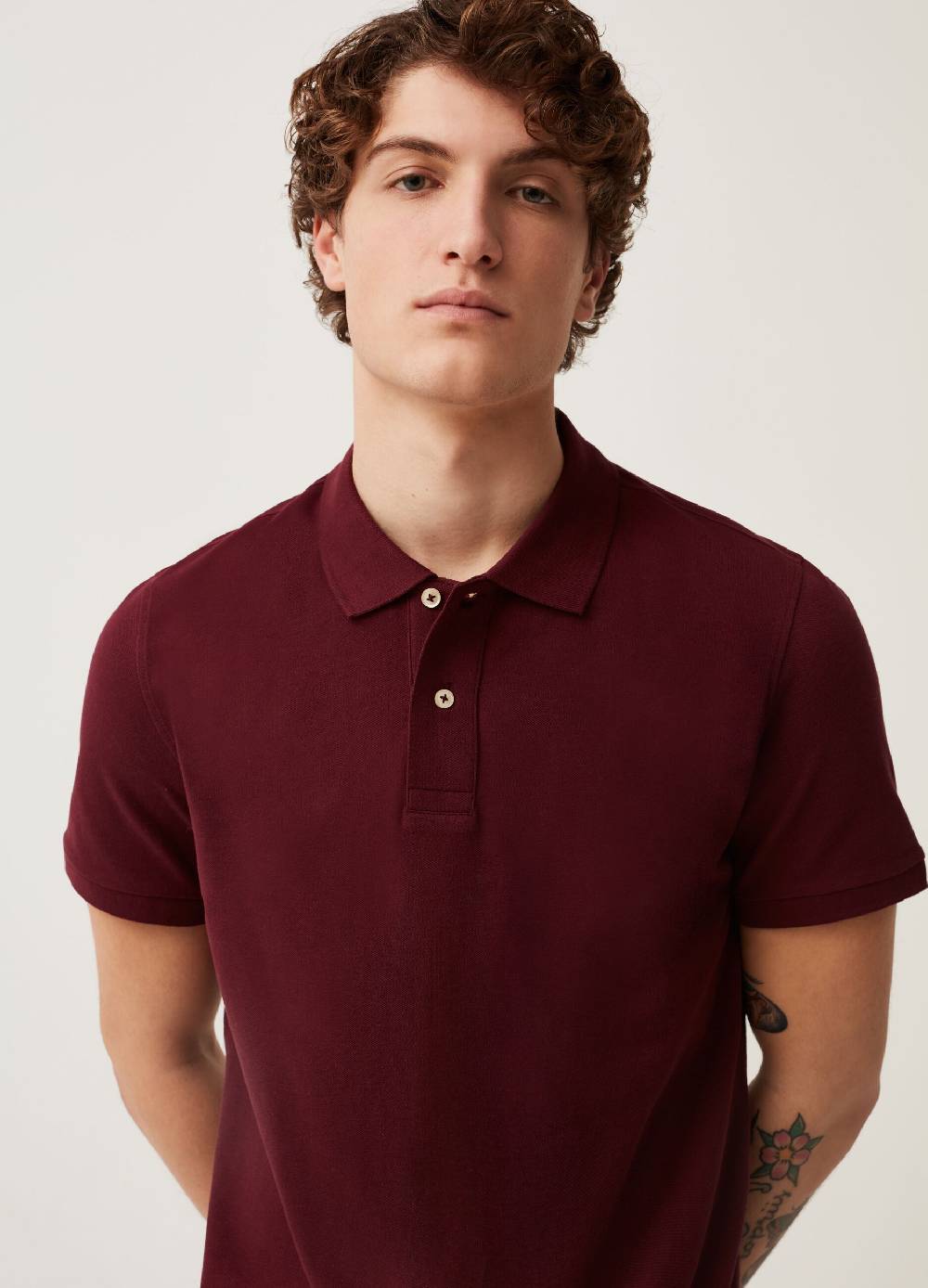 Ovs Polo in piquet di cotone bio