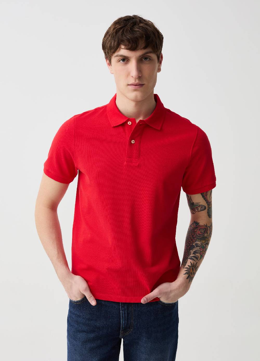 Ovs Polo in piquet di cotone bio