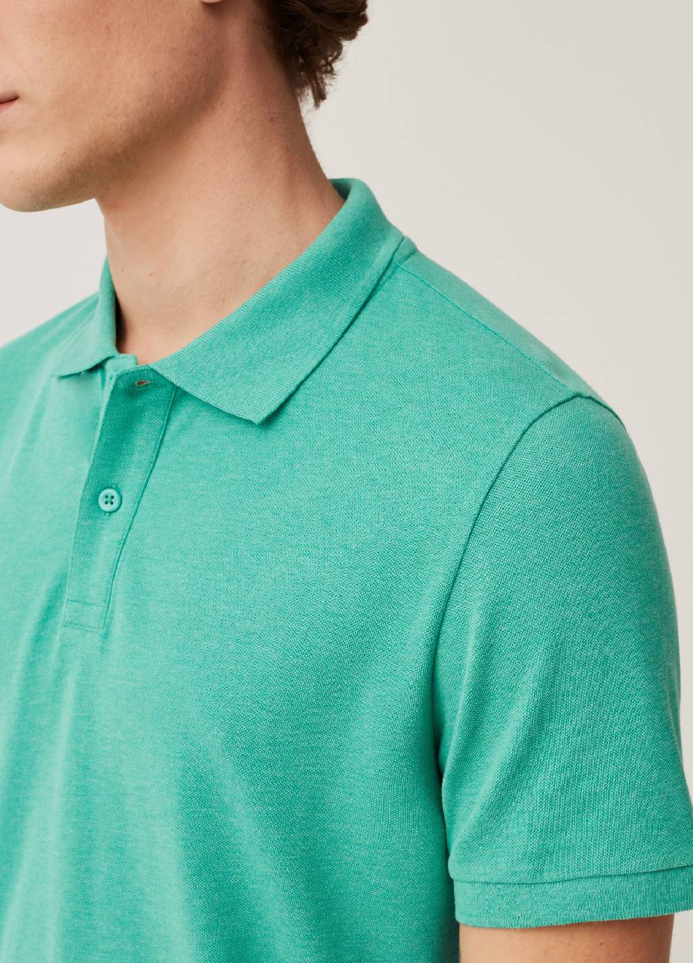 Ovs Polo In Piquet Mélange
