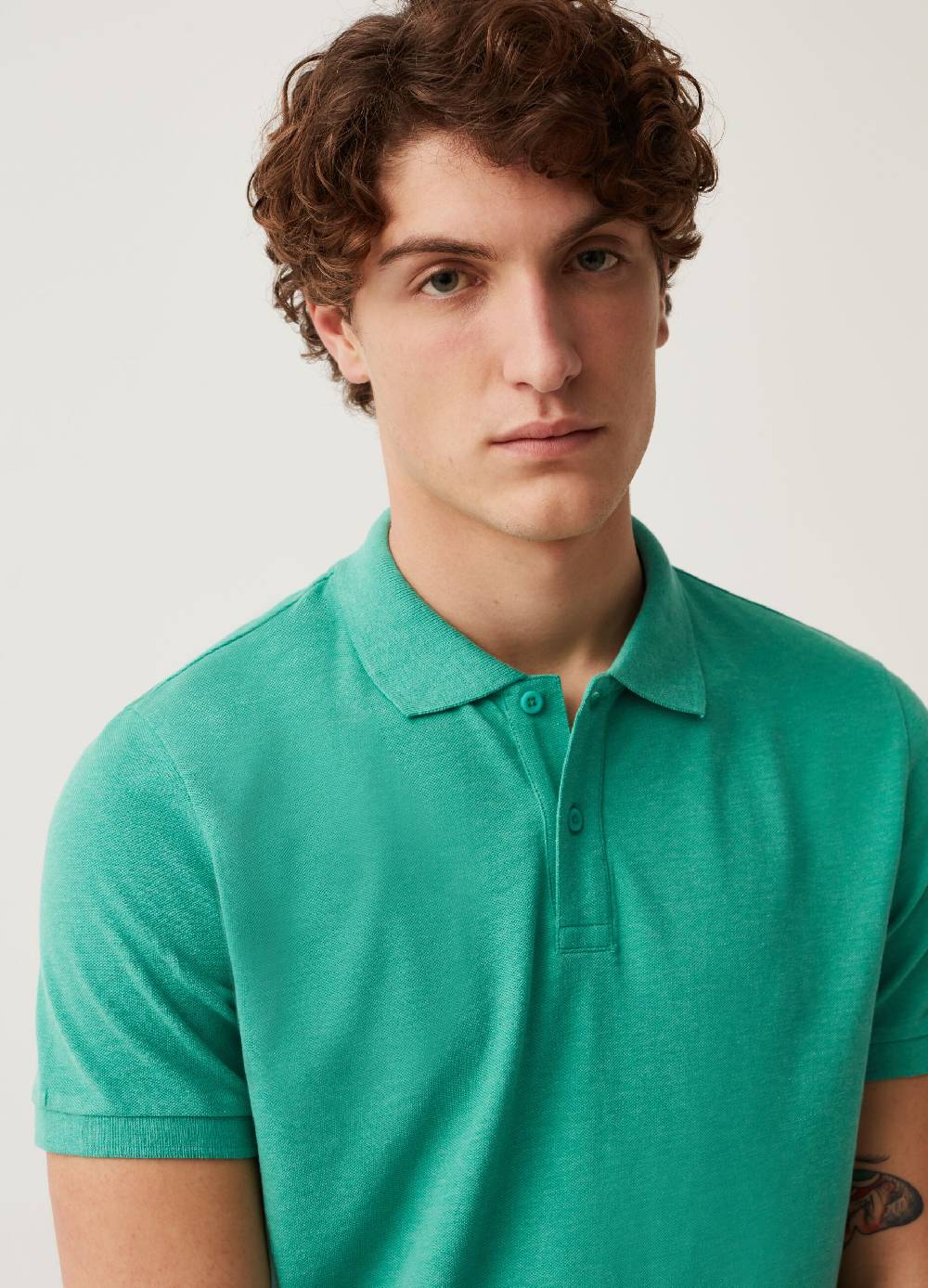 Ovs Polo in piquet mélange