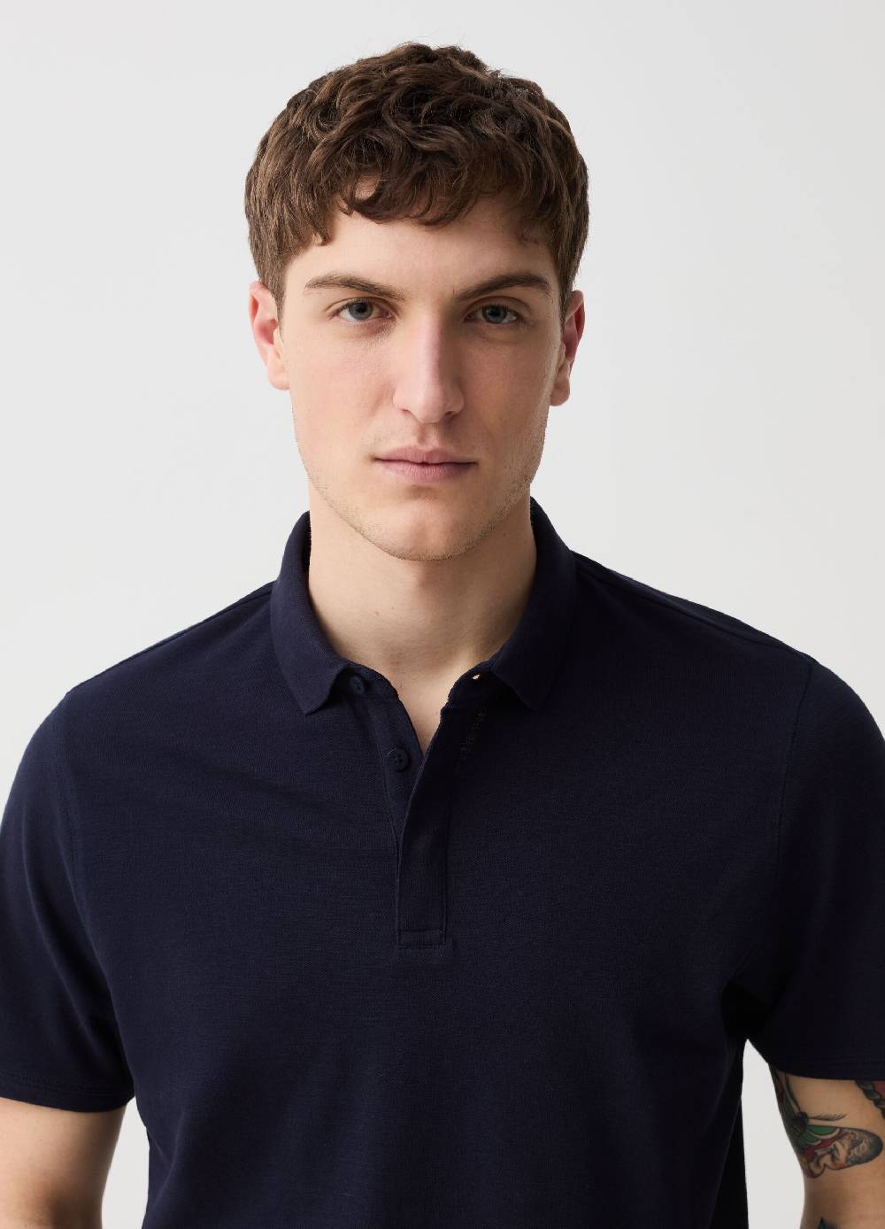 Ovs Polo In Piquet Tinta Unita