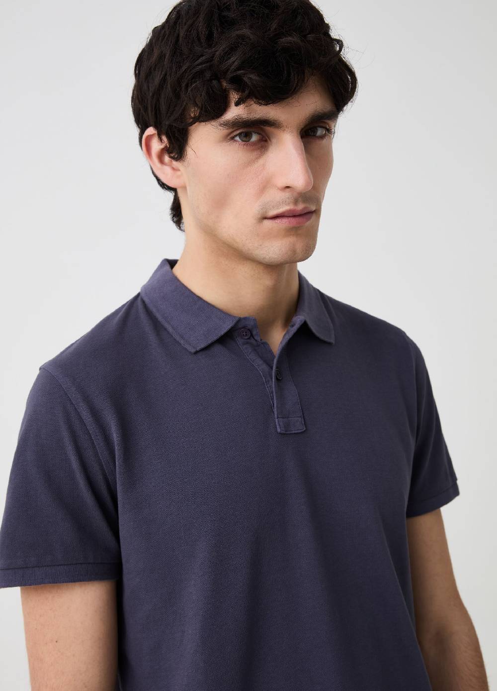 Ovs Polo Regular Fit In Piquet Di Cotone