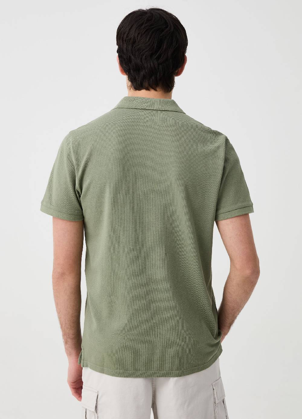 Ovs Polo Regular Fit In Piquet Di Cotone