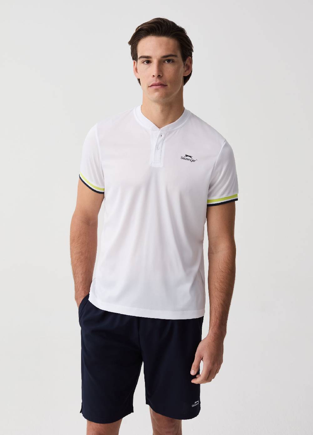 Ovs Polo Tennis Con Collo Alla Coreana Slazenger