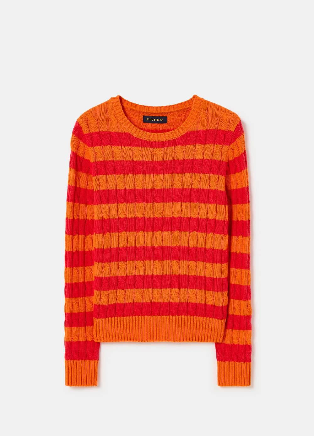 Ovs Pullover A Righe Con Lavorazione Intrecciata