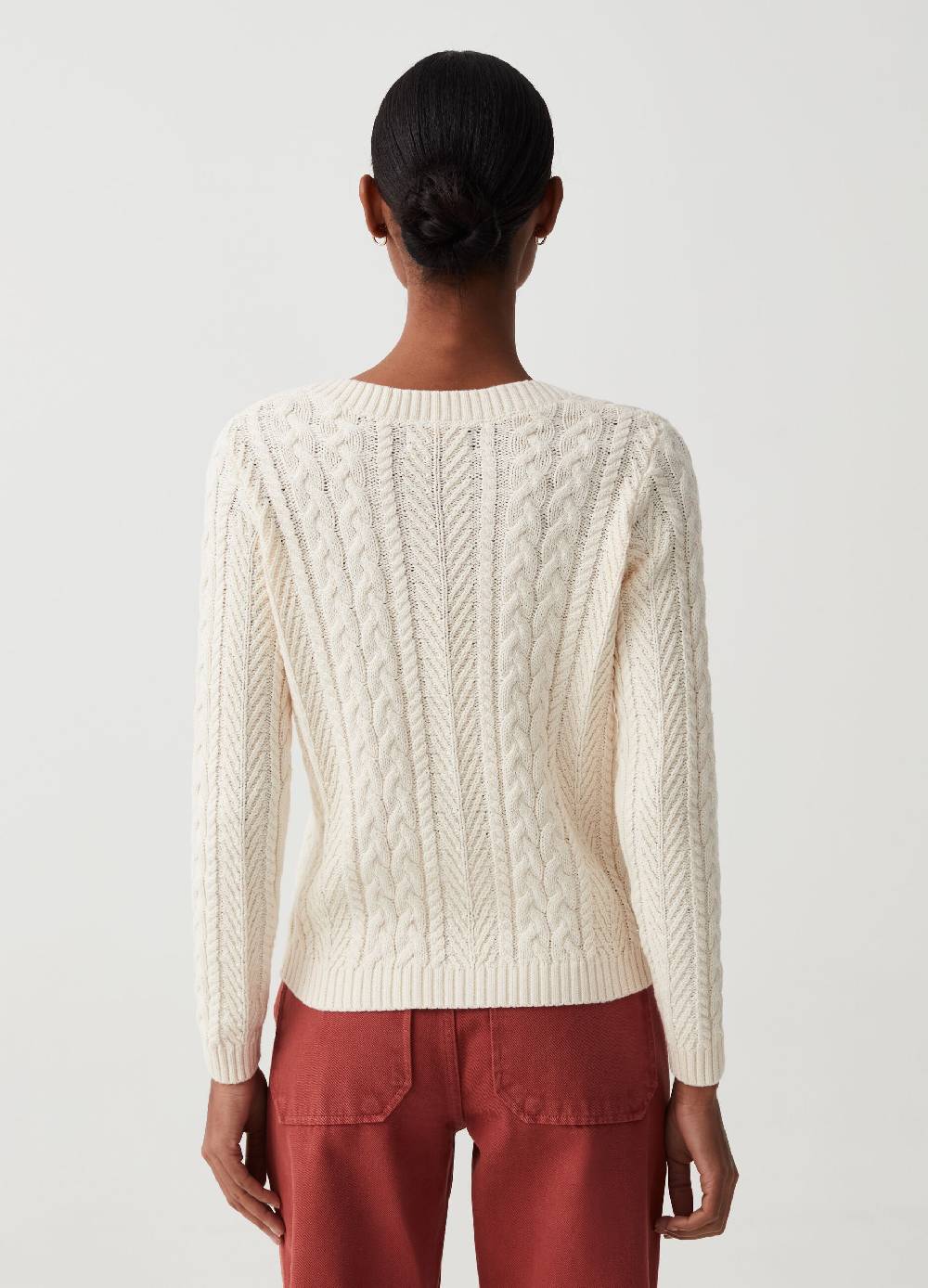 Ovs Pullover A Trecce Con Scollo A V