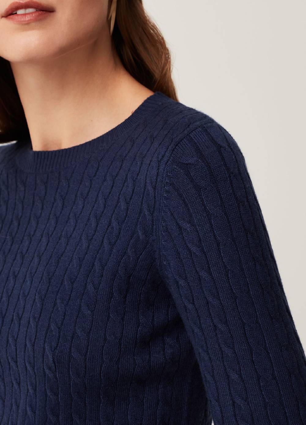 Ovs Pullover Con Motivo A Treccia