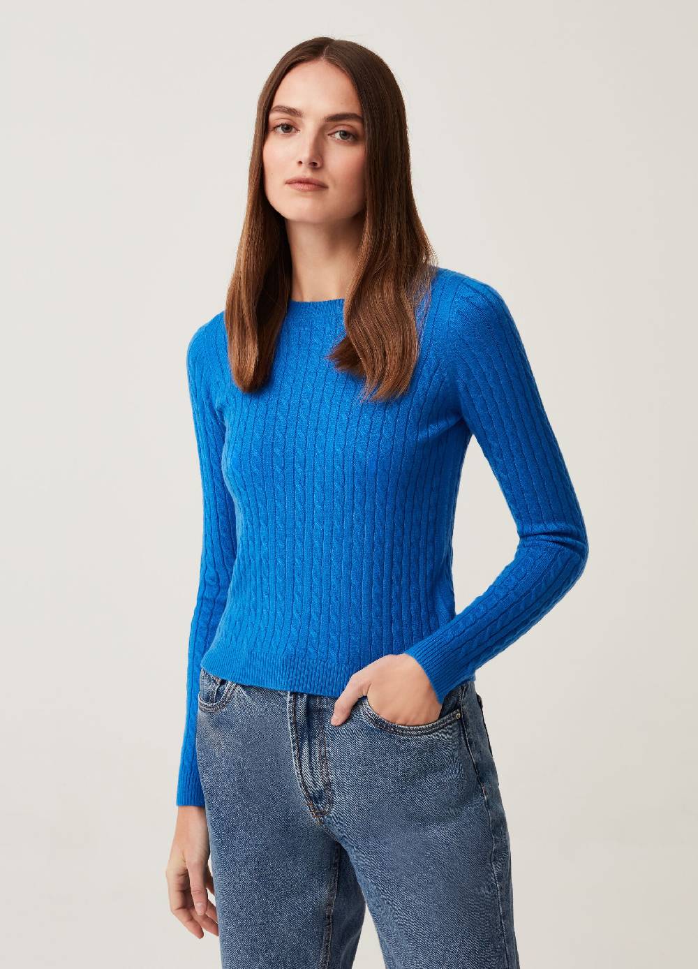 Ovs Pullover con motivo a treccia