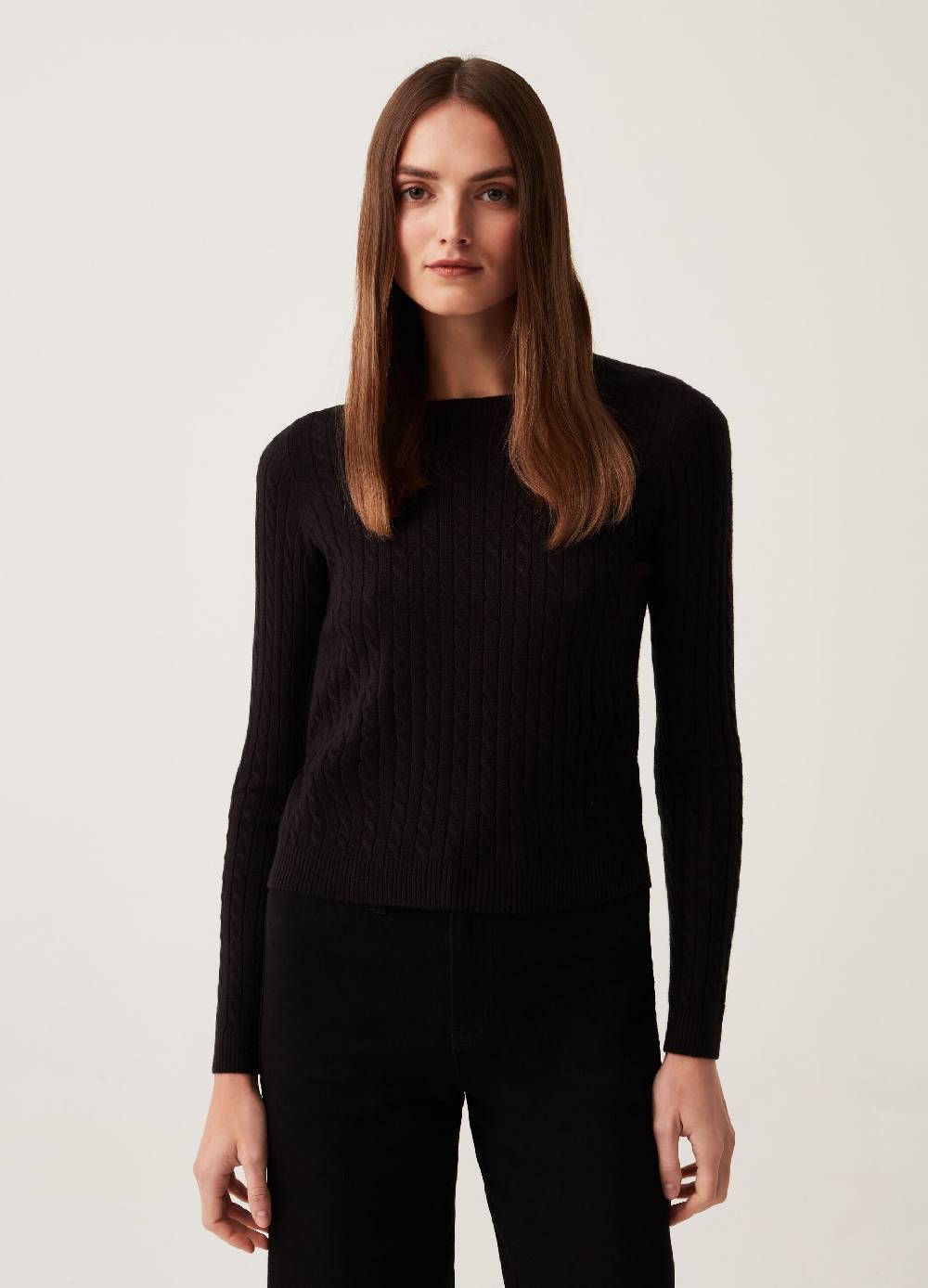 Ovs Pullover Con Motivo A Treccia