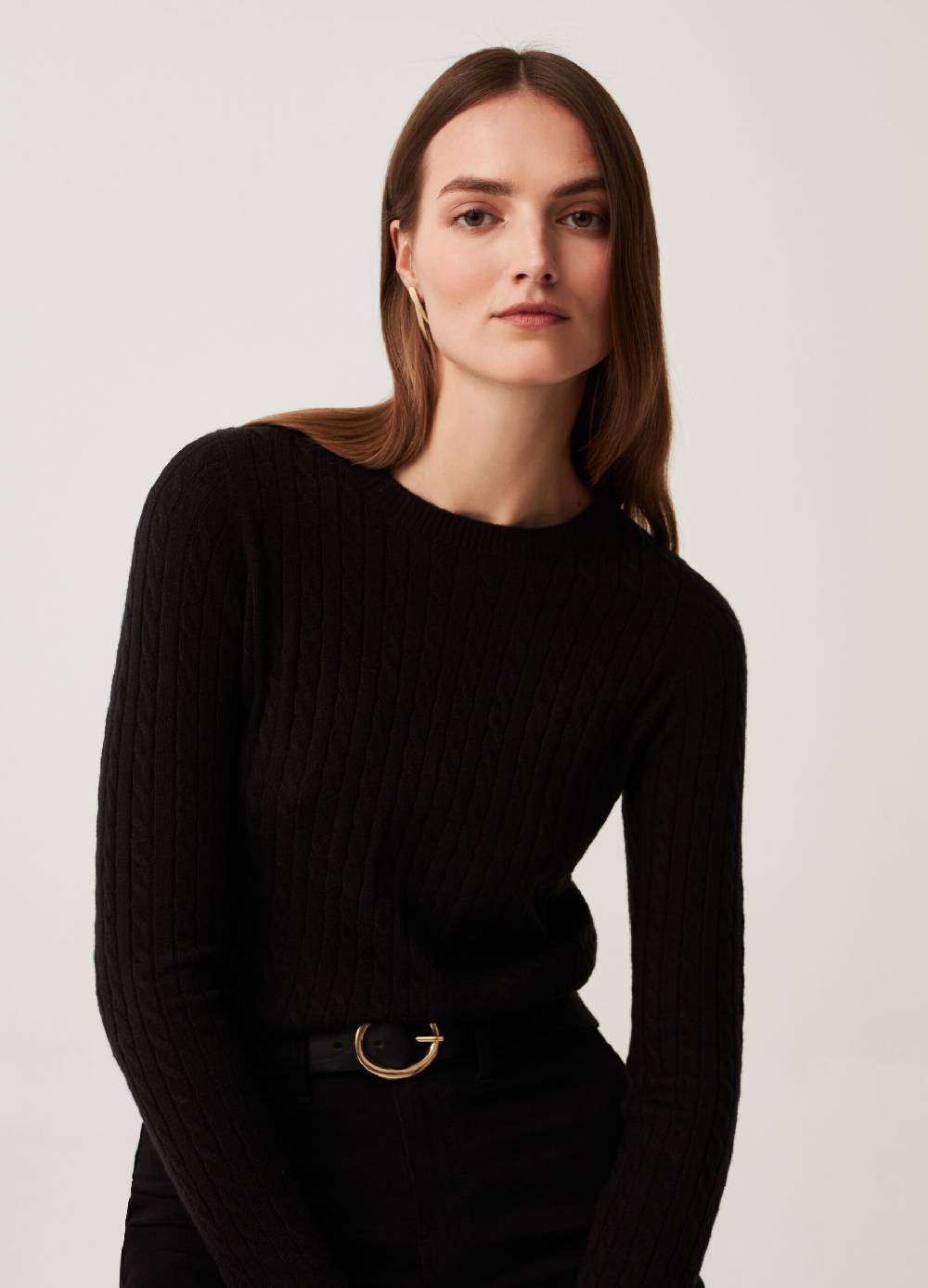 Ovs Pullover con motivo a treccia