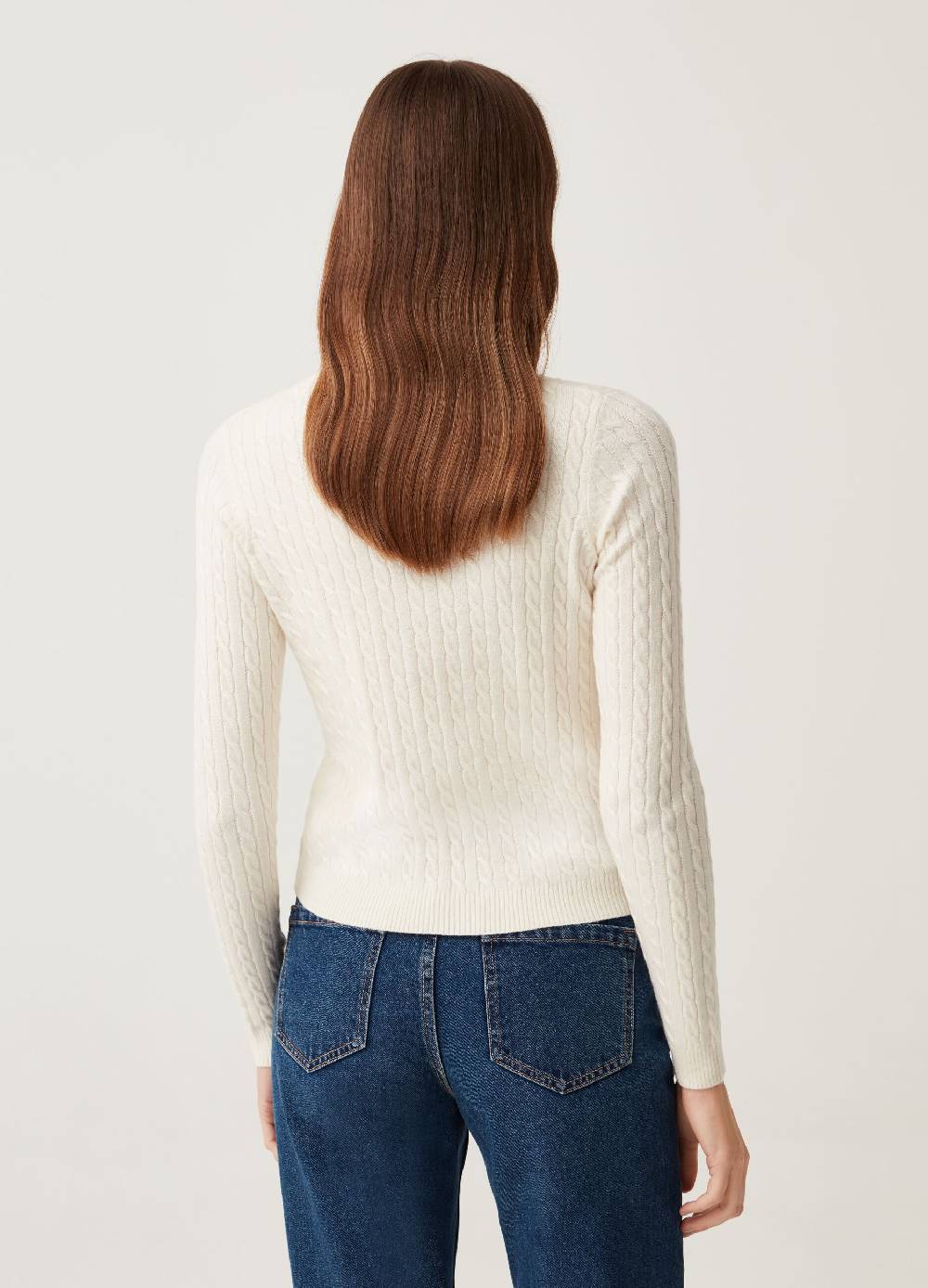 Ovs Pullover Con Motivo A Treccia