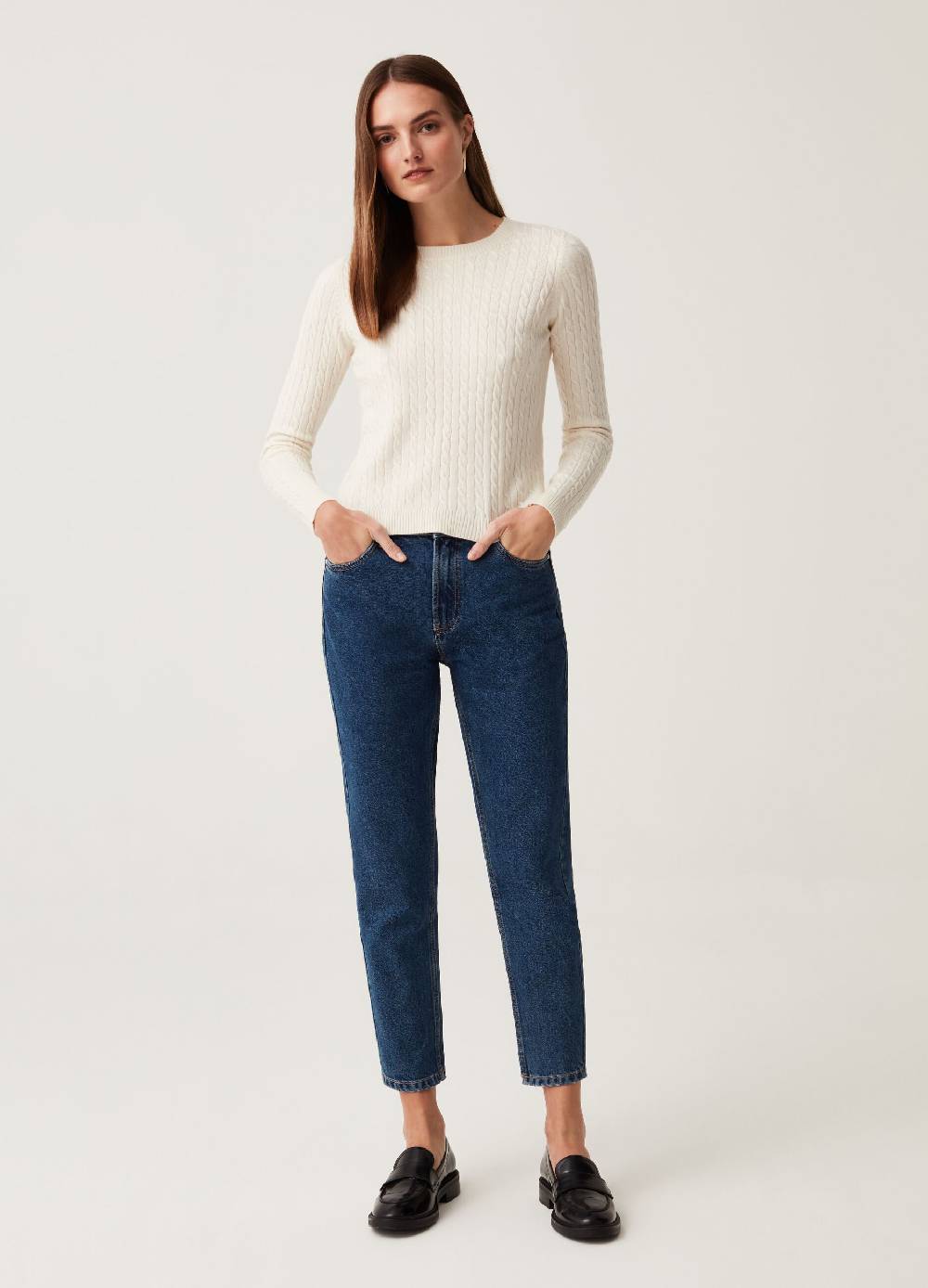 Ovs Pullover con motivo a treccia