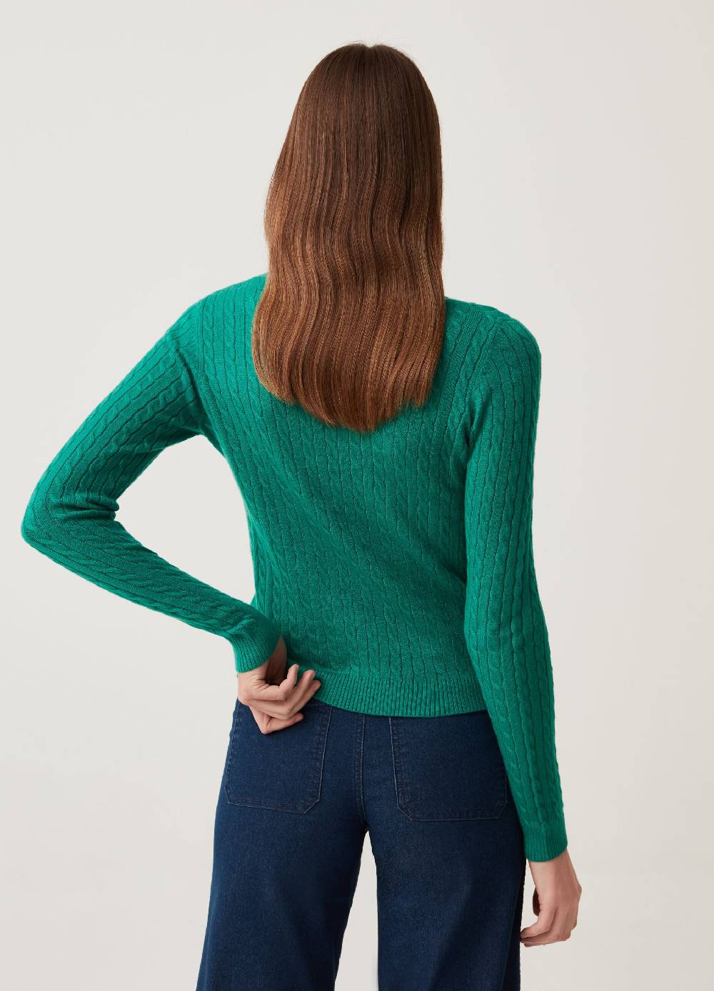 Ovs Pullover Con Motivo A Treccia