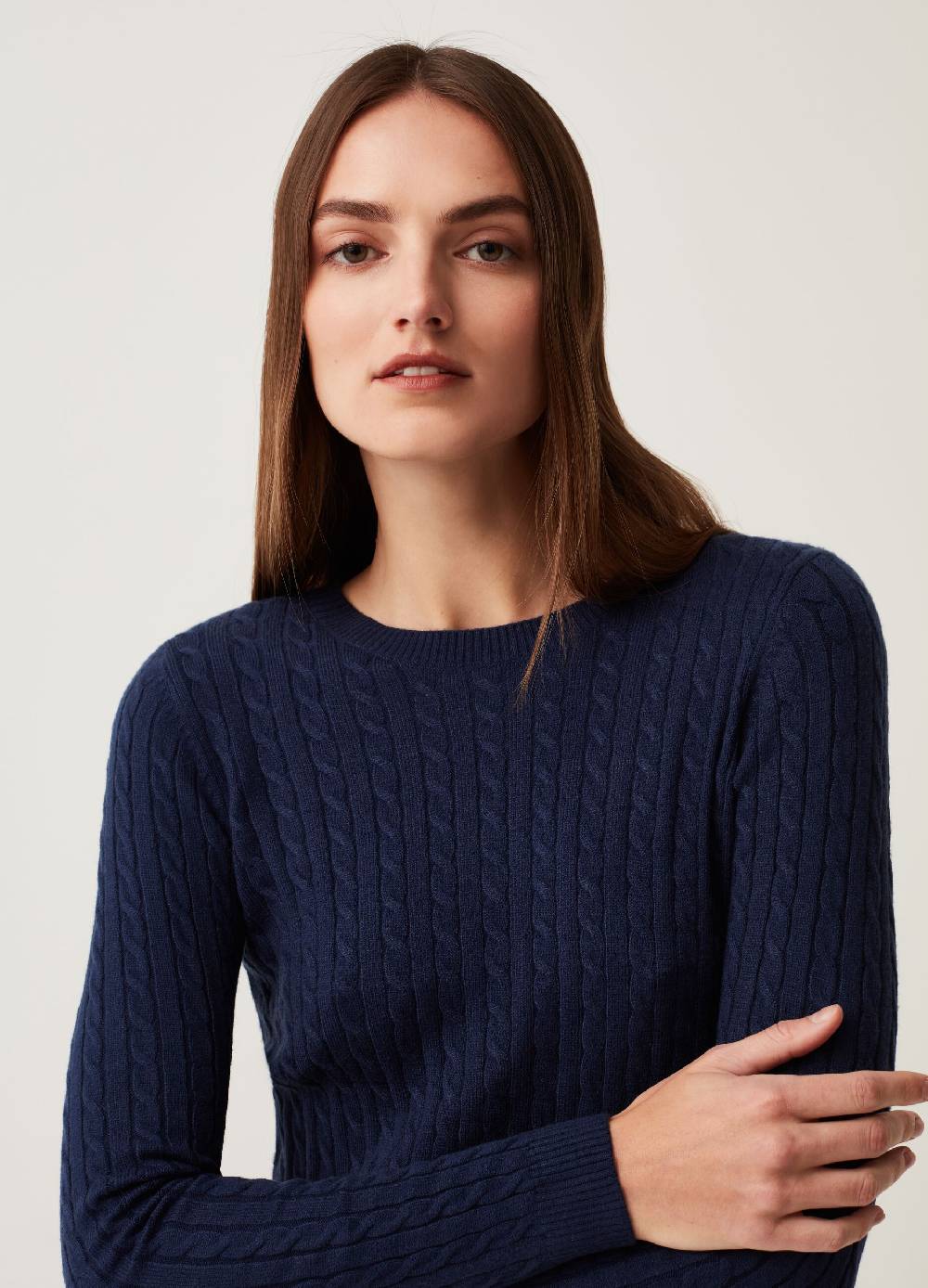 Ovs Pullover con motivo a treccia