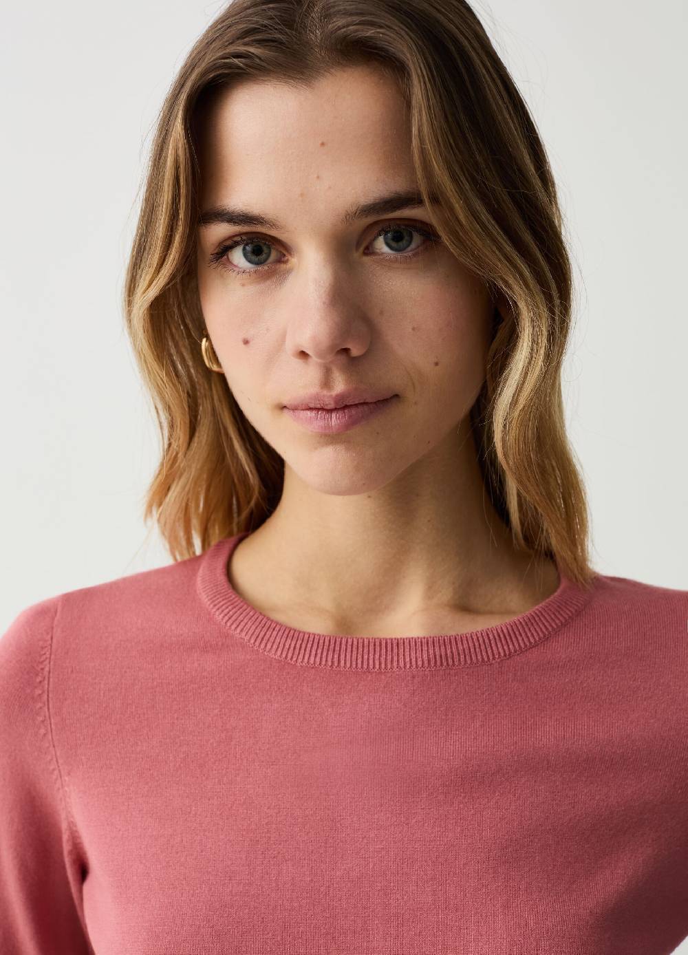 Ovs Pullover Con Scollo Rotondo