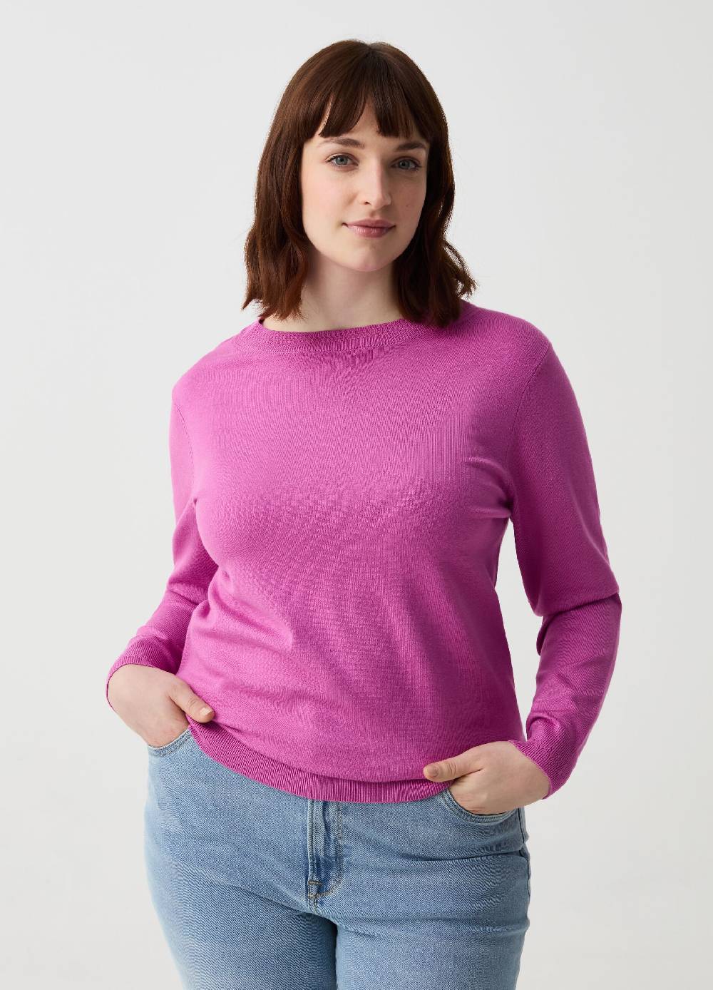 Ovs Pullover con scollo rotondo Curvy